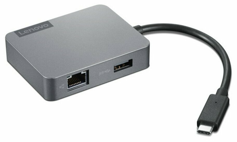 Lenovo Адаптер Lenovo Travel Hub Gen2 4X91A30366 (D-Sub, HDMI, LAN, USB3.1) (Type-C) (ret)