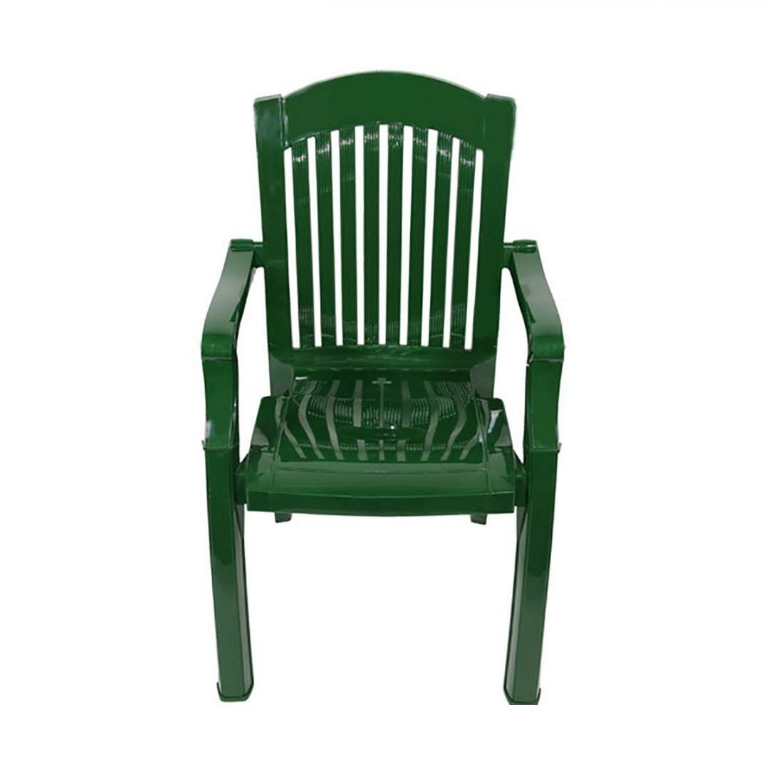 Кресло пластиковое Стандарт Пластик Премиум-1 90х45х56 cм темно-зеленое 110-0010