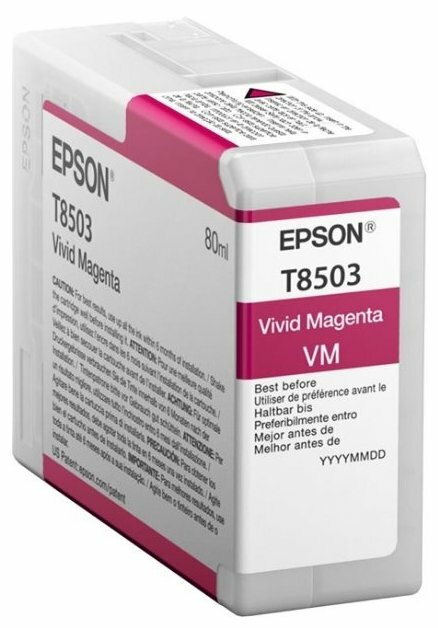 Epson Картридж/ T850 SC-P800 VividMagenta T850300 UltraChrome HD 80ml