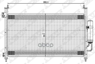 Радиатор Кондиционера Honda Civic 05- Hb Sat арт. ST-HD10-394-0
