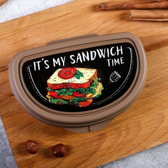 FoodVibes Бутербродница "It's my sandwich time", 200 мл - фотография № 3