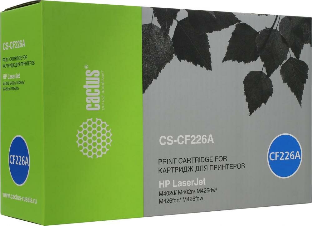 Cactus CS-CF226A для HP LJ M402d/M402n/M426dw/M426fdn/M426fdw (черный)