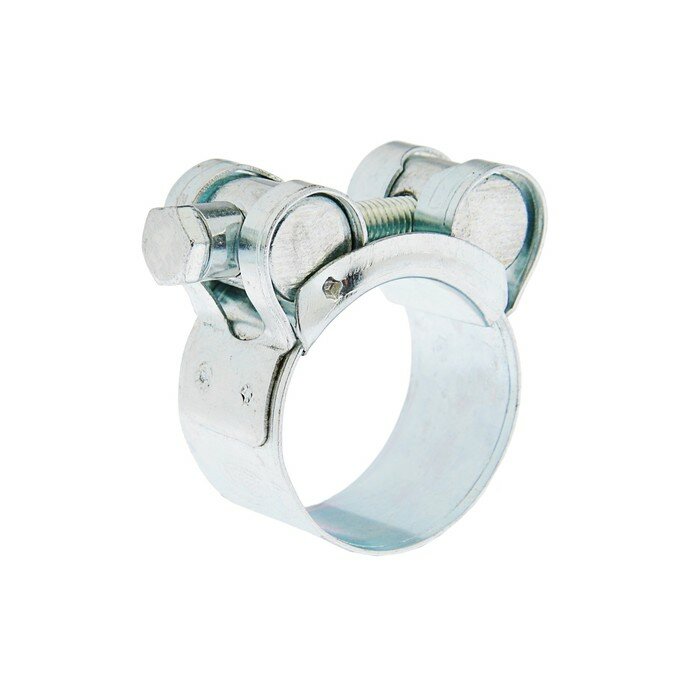 фото Хомут силовой MGF, диаметр 27-29 мм, оцинкованный(10 шт.)