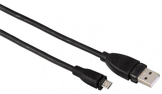 Кабель HAMA USB - microUSB (00054587) 0.75 м, черный