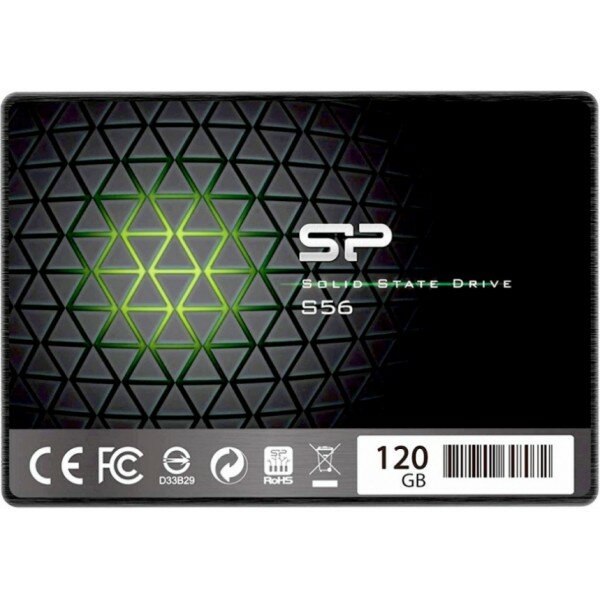 SSD Silicon Power S56,120GB 2.5, SATA III (R/W - 560/530 MB/s) TLC