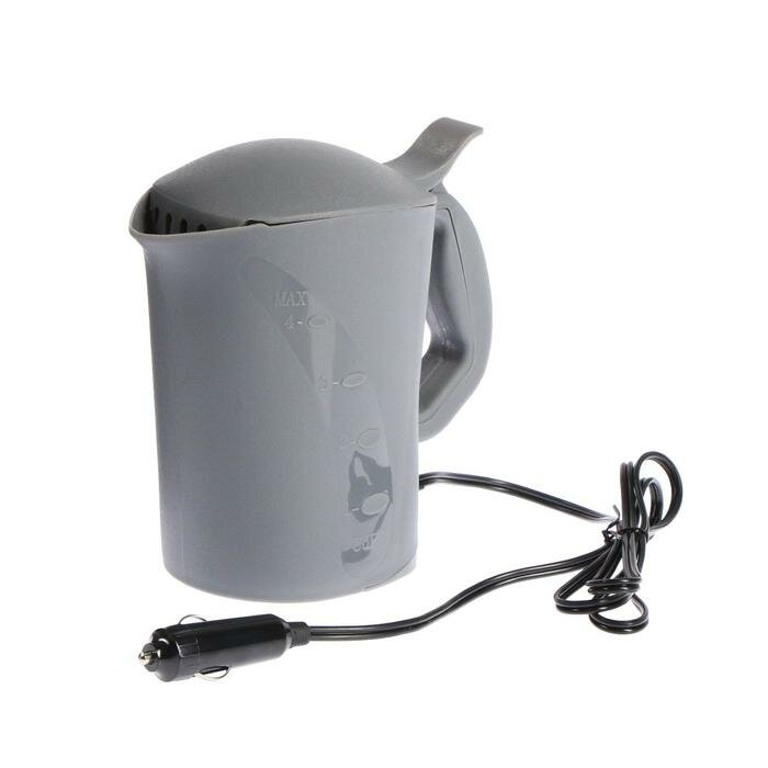 фото Чайник автомобильный Airline, 12 В, серый пластик