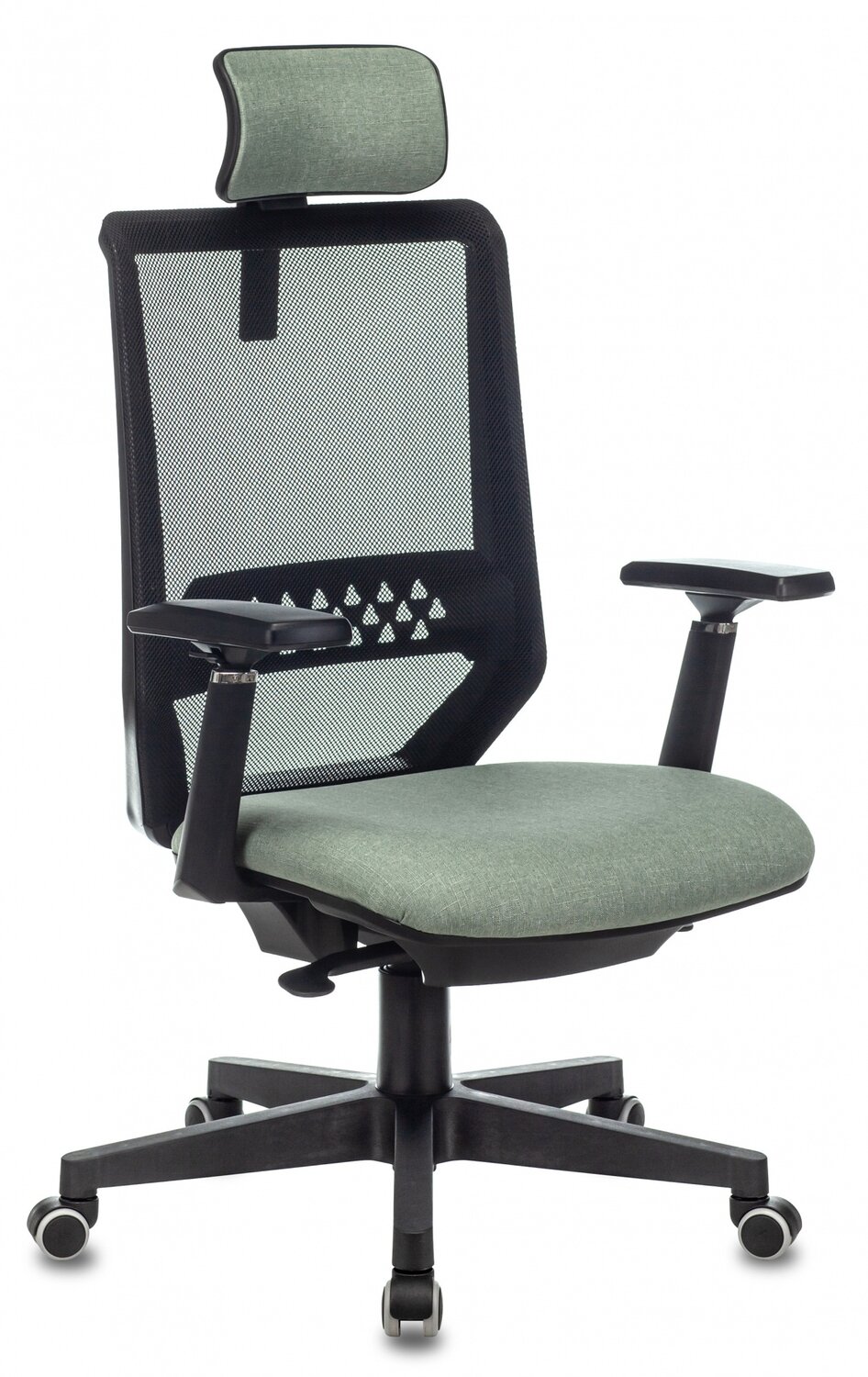 Кресло руководителя Бюрократ EXPERT черный TW-01 сетка (EXPERT GREEN)
