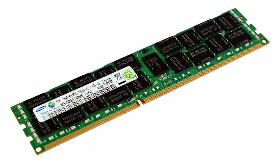 Оперативная память Samsung M393B2G70BH0-YK0/16GB Registered/ PC3-12800 DDR3 RDIMM-1600MHz DIMM/в комплекте 1 модуль