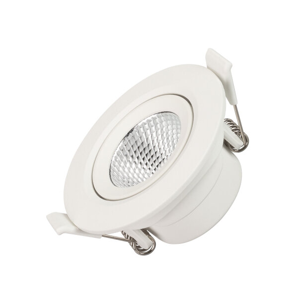 Arlight Светильник LTD-POLAR-TURN-R80-5W Warm3000 (WH, 36 deg, 230V) (ARL, IP20 Пластик, 3 года)