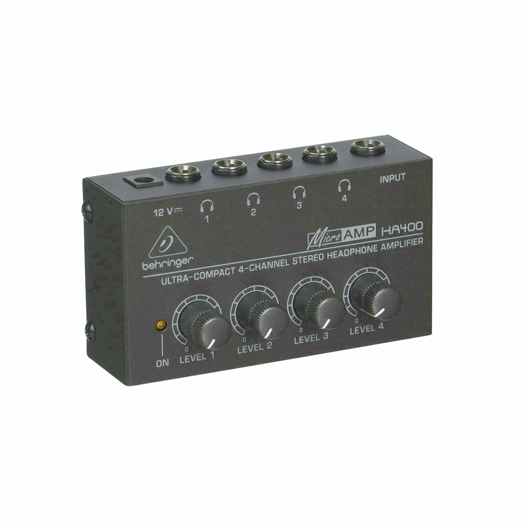 Усилитель для стереонаушников 4-канальный Behringer Microamp HA400