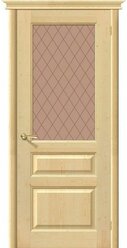 Межкомнатная дверь массив М5 остекленная Без отделки Белорусские двери