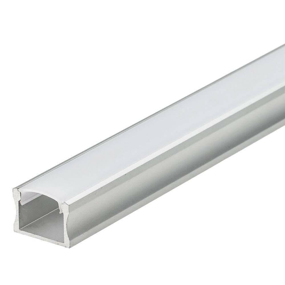 014848 Профиль с экраном ALU-WIDE-H15-2000 ANOD+FROST Arlight - фото №1
