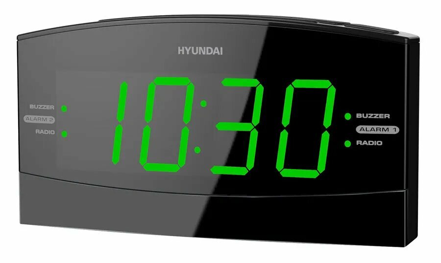 Радиобудильник Hyundai Black/Green (H-RCL238)