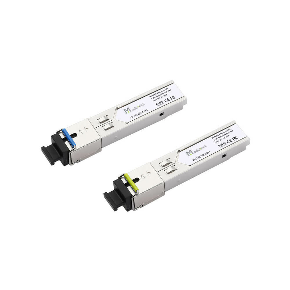 Комплект SFP WDM 125 Гбит/с 10 км 1310 | 1550 нм SC SMF DDM