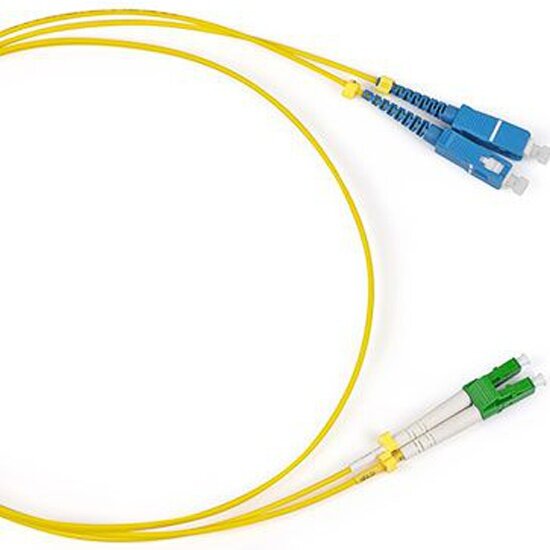 Патч-корд оптический Toplan , дуплексный, LC/APC-SC/UPC, 657A1, 50 м, LSZH