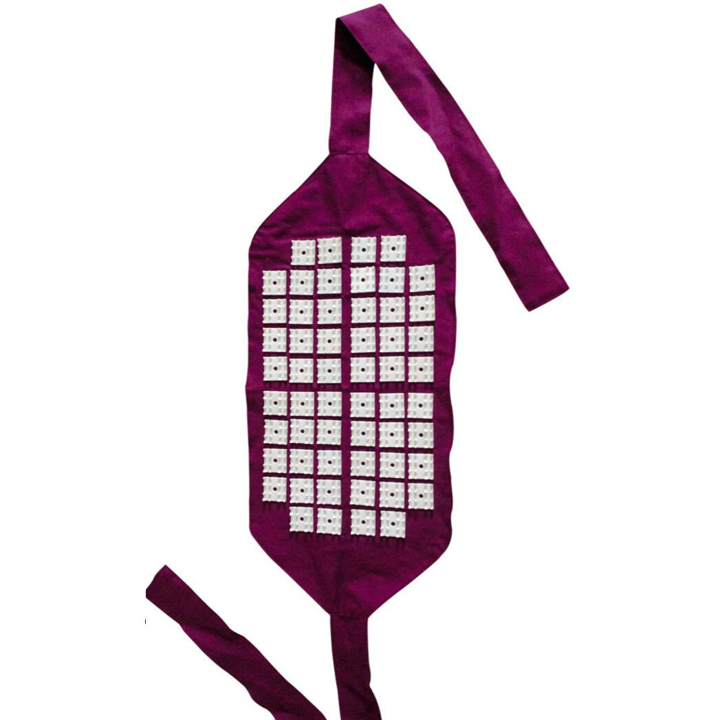 Аппликатор Кузнецова (пояс массажный) Fosta F 0101, Фиолетовый/белый - фотография № 4