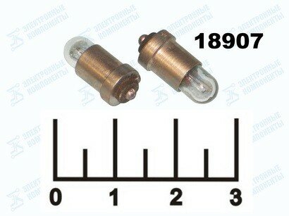 Лампа 28V 0.05A с цоколем