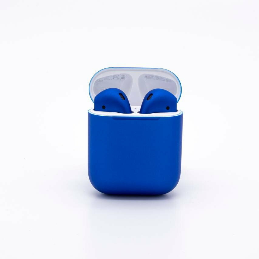 Apple AirPods 2 Color (без беспроводной зарядки чехла) Матовый Синий