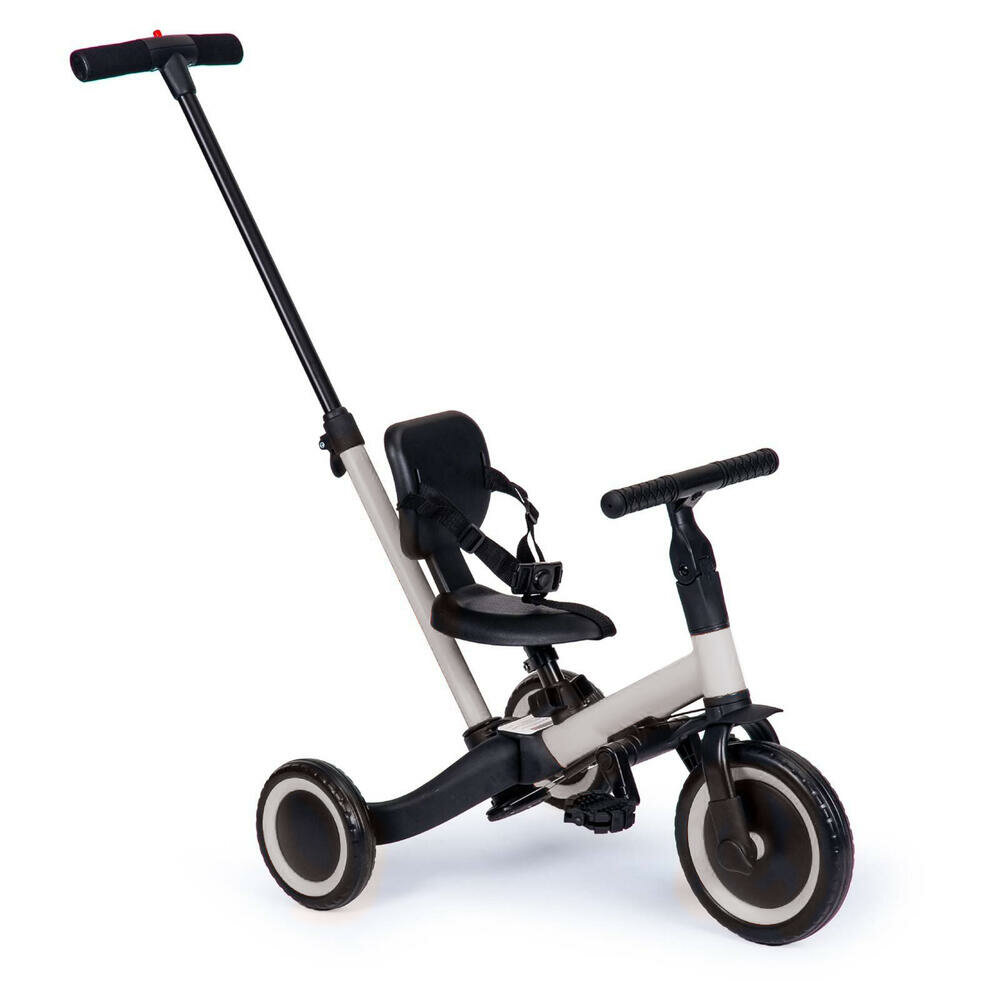 фото Детский беговел-велосипед 4в1 с родительской ручкой, серый - TR007-GREY