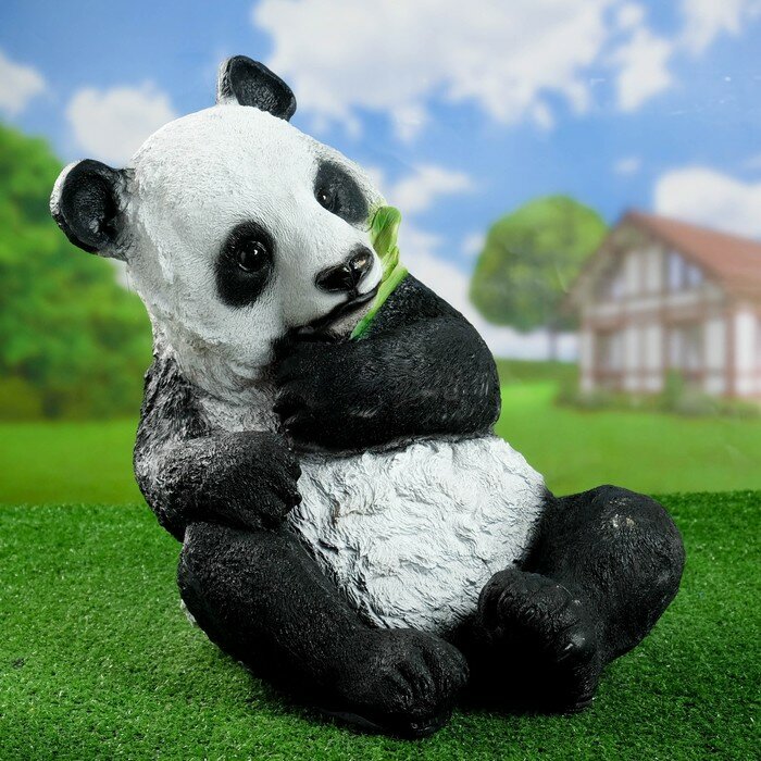 Хорошие сувениры Садовая фигура "Панда" большой 47см - фотография № 1