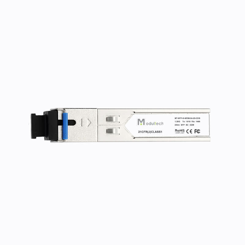 Модуль SFP WDM 125 Гбит/с 20 км 1310/1490 нм SMF SC