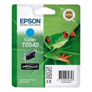 Epson Картридж Epson C13T05424010 T0542 Cyan голубой