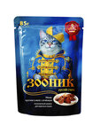 Зооник (корм) Пауч для кошек с ягнёнком в желе 49013-00, 0,085 кг (34 шт) - изображение