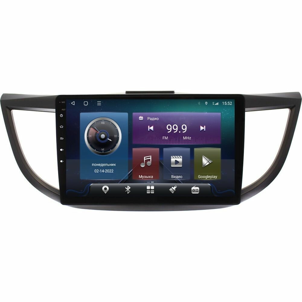 Магнитола CRS-300 Honda CR-V 4 2012-2016 - Android 13 - Процессор 8 ядер - Память 6+128Gb - Carplay - DSP 36 полос - 4G(Sim)