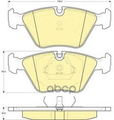 Колодки Тормозные Bmw E36 M3/E34/E32/Z3 E36 Передние Girling арт. 6109162