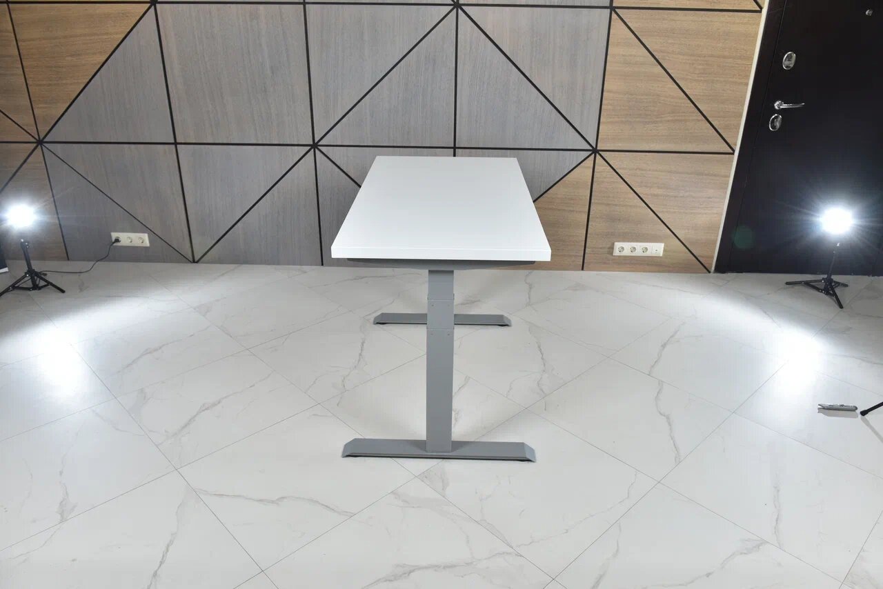 StolStoya Геймерский стол с регулировкой высоты титан 140х70 SE221ISW14070 - фотография № 12