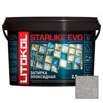 Затирка эпоксидная Litokol Starlike Evo S.110 Grigio Perla 2,5 кг