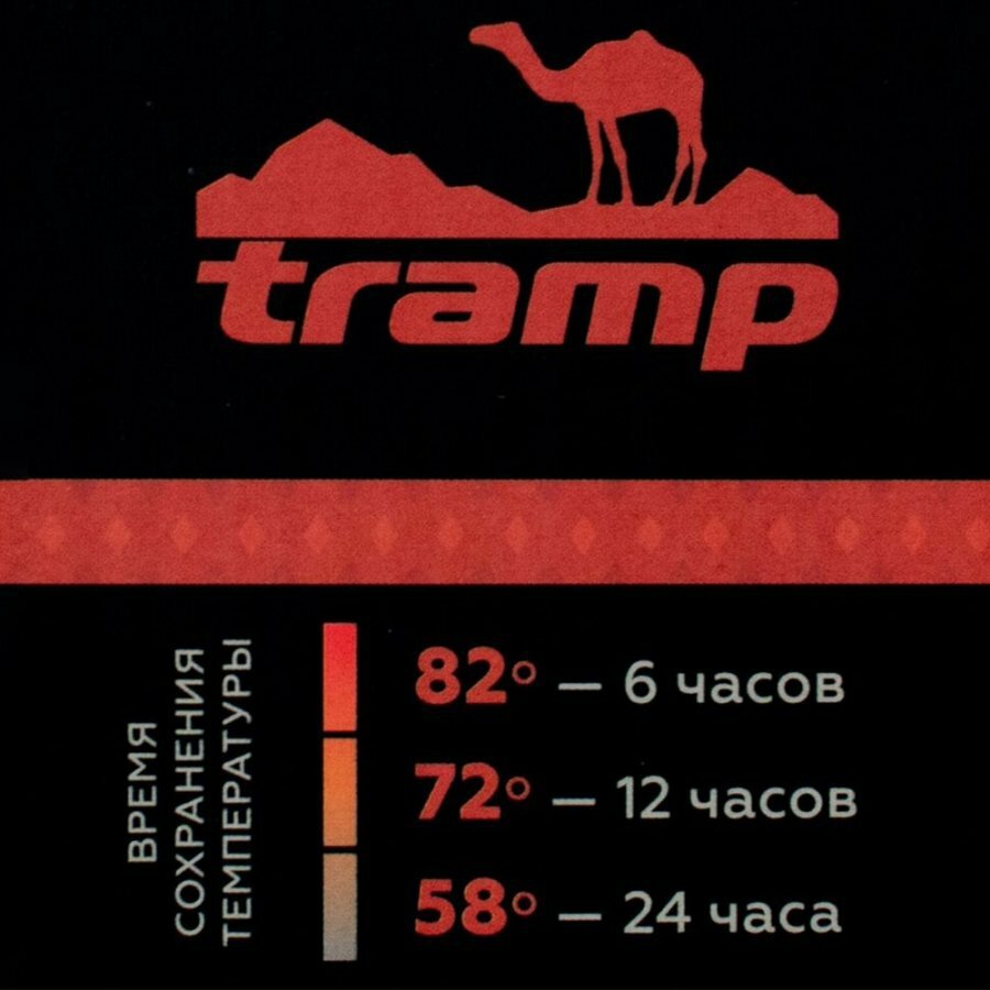 Термос Tramp 0,75 л черный TRC-031 - фотография № 7