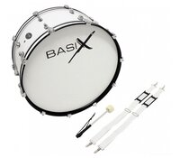 Basix Marching Bass Drum 26x10" Бас-барабан маршевый 26х10 с ремнем и колотушкой