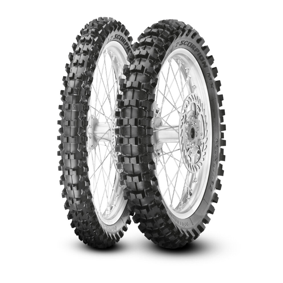 10/250 Pirelli Scorpion MX Mid Soft 32 33J TT Передняя (Front) NHS