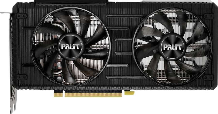 Видеокарта Palit GeForce RTX 3060Ti Dual OC 8Gb LHR (NE6306TS19P2-190AD)