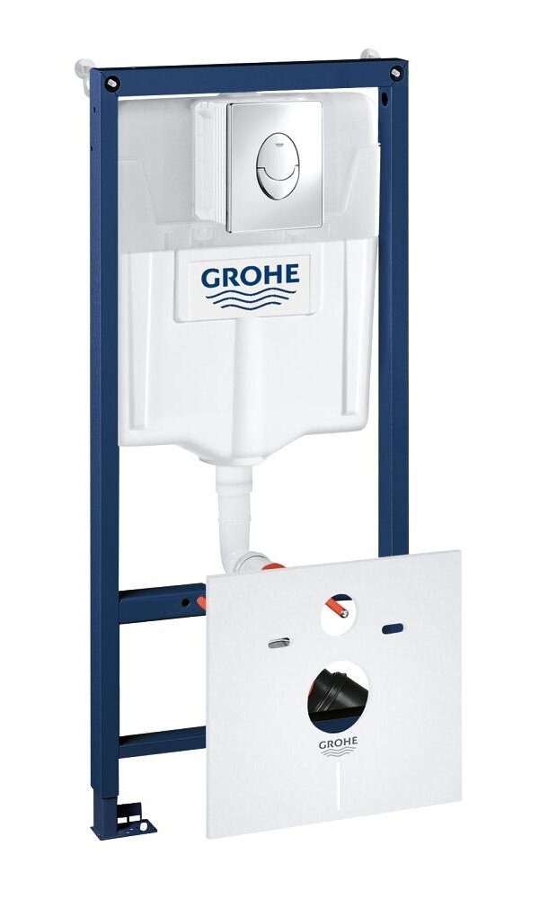 Инсталляция для унитаза Grohe Rapid SL 4в1, с клавишей Skate Air 38750001