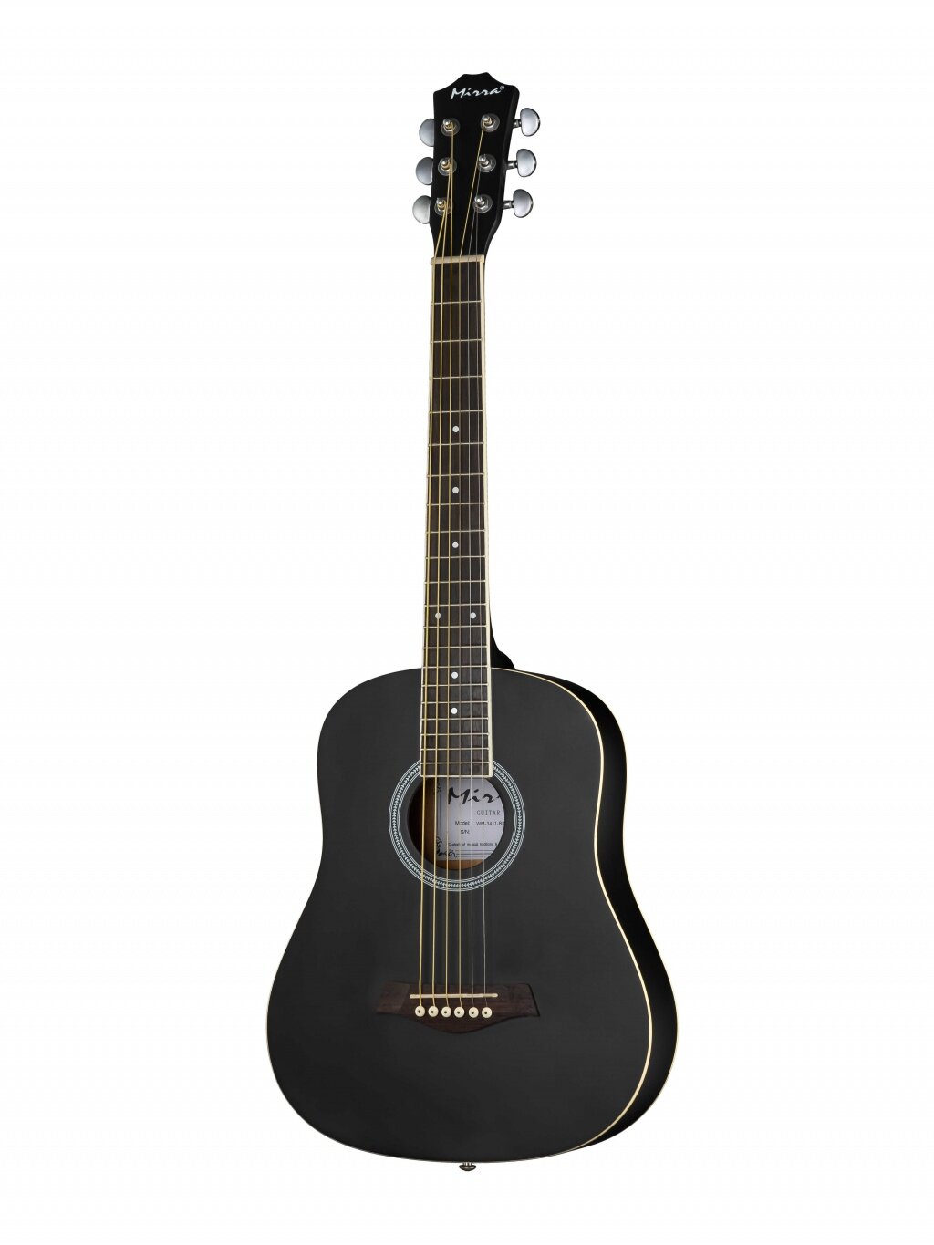 Гитара акустическая Mirra WM-3411-BK черная матовая