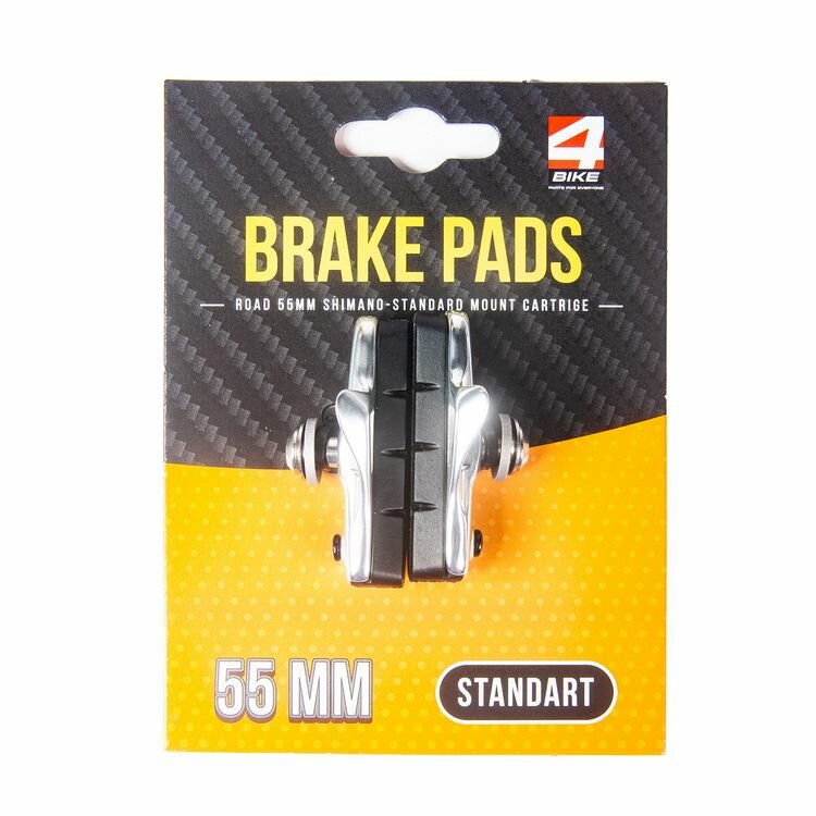 Тормозные колодки 4BIKE ROAD 55 мм ARS 45CR-P-HU-AL. Shimano Standart Mount.