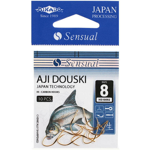 Mikado Крючки Sensual AJI Douski W/Ring №2 G 10шт