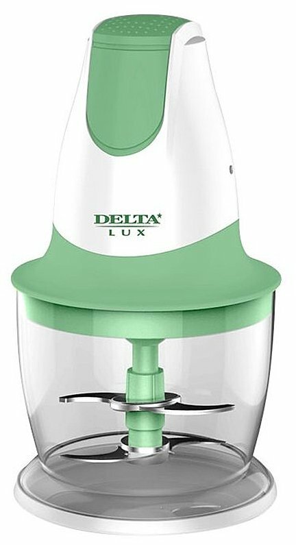 Измельчитель DELTA LUX DL-7417, белый/зеленый