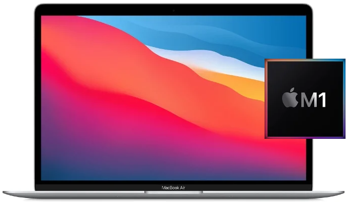 Apple MacBook Air 13'' (M1 8C CPU, 7C GPU, 2020) 8 ГБ, 256 ГБ SSD MGN93 Silver