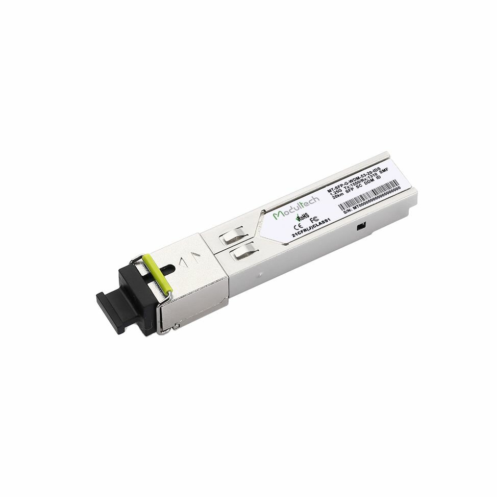 Industrial SFP WDM 125 Гбит/с 20 км 1550/1310 нм SMF SC