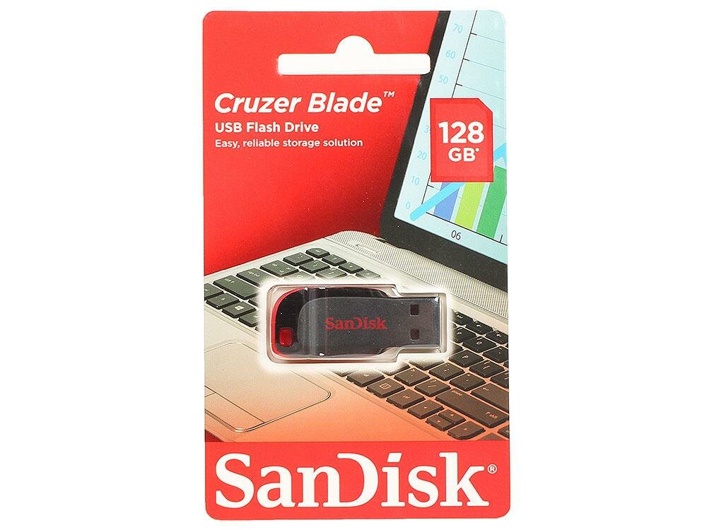 Внешний накопитель 128GB USB Drive SanDisk Blade (SDCZ50-128G-B35)