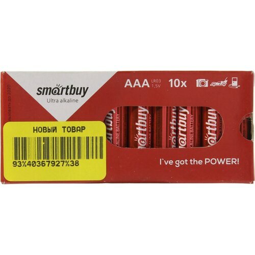 Батарейки Smartbuy Ultra Alkaline LR03/10 box