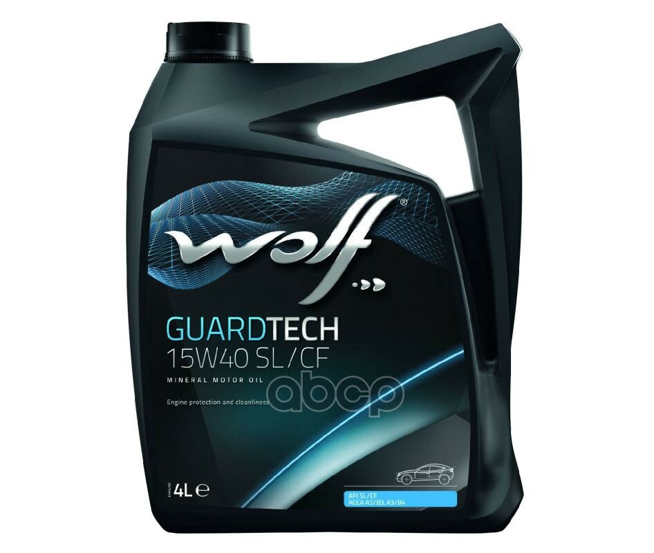 Wolf Масло Моторное Guardtech 15W40 Sl/Cf 4L