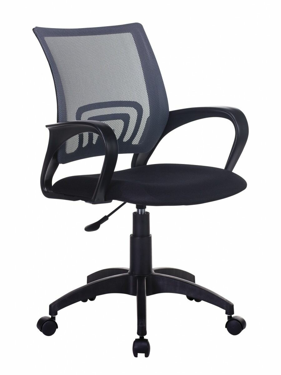 Кресло CH-695NLT темно-серый TW-04 сиденье черный TW-11 сетка/ткань крестовина пластик CH-695NLT/DG/TW-11