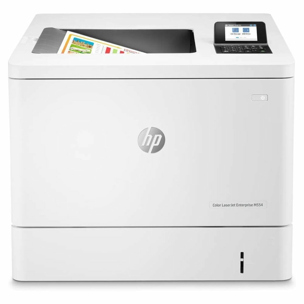 Цветной лазерный принтер HP Color LaserJet Enterprise M554dn (вскрытая упаковка), 7ZU81A#B19 (DEMO_7ZU81A)