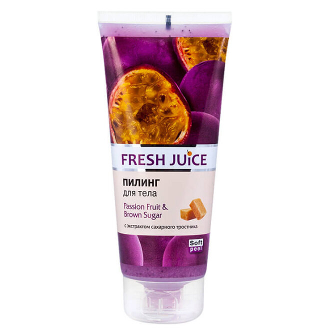 Fresh Juice Пилинг для тела Passion Fruit & Brown Sugar, 200 мл 1 шт