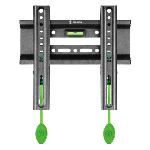 Кронштейн для телевизора ONKRON FM1, 17-43", настенный, фиксированный, черный