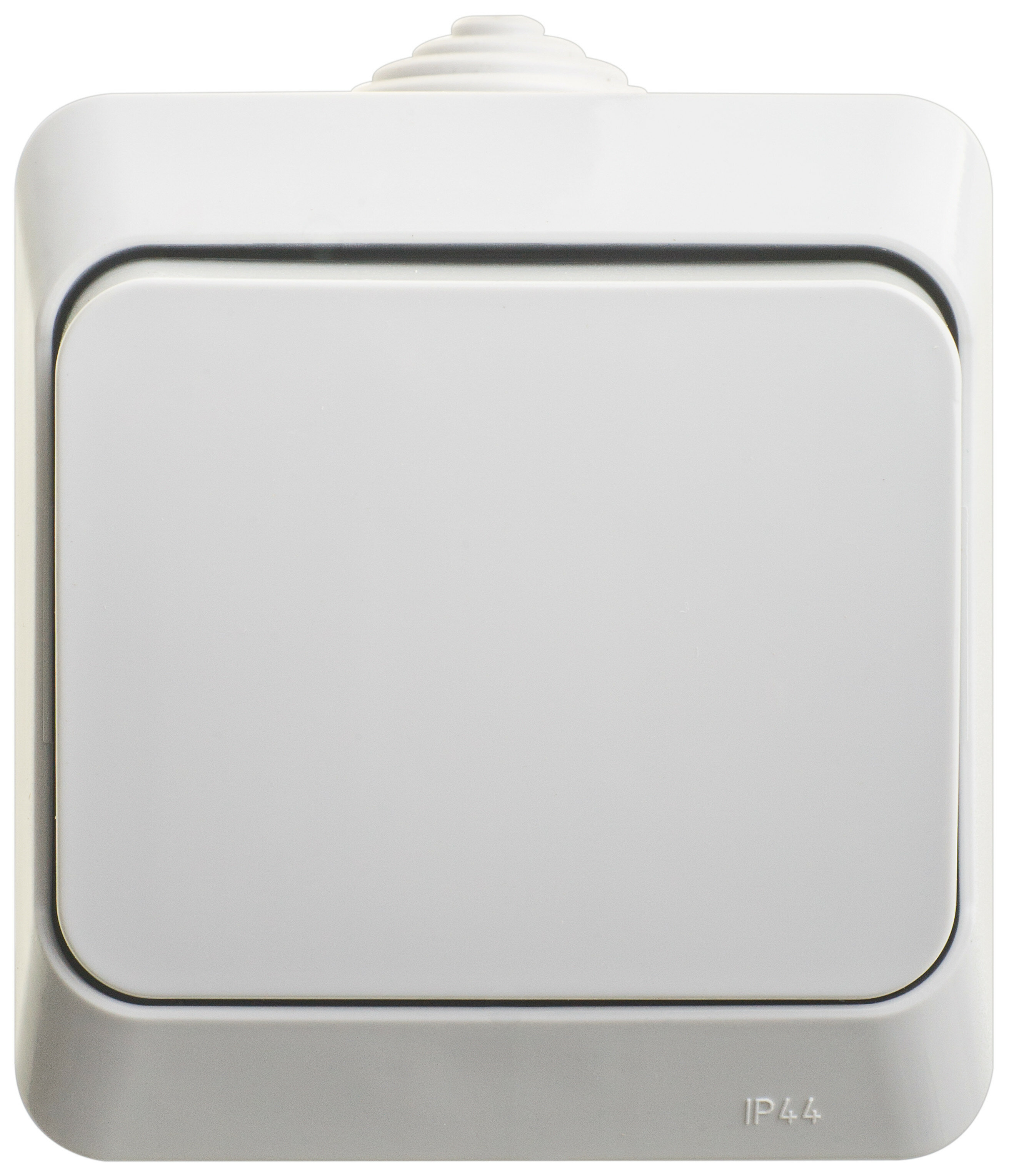 Выключатель 1 кл проходной (переключатель) Этюд серый накладной монтаж (Schneider Electric), арт. BA10-046C